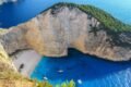 Greece aerial view of navagio beach on zakynthos island, greece, featuring turquoise waters and a shipwreck the sandy shore complete travel guide to
